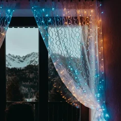 twinkly Dekorationsbelysning|Julepynt>RGBW-lysgardin, 210 LED'er