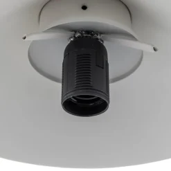 Udendørs hængelampe Enduro, hvid, stål, glas, IP44, E27^Argon Sale