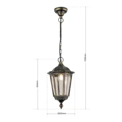 Udendørs hængelampe Fabio^ORION New