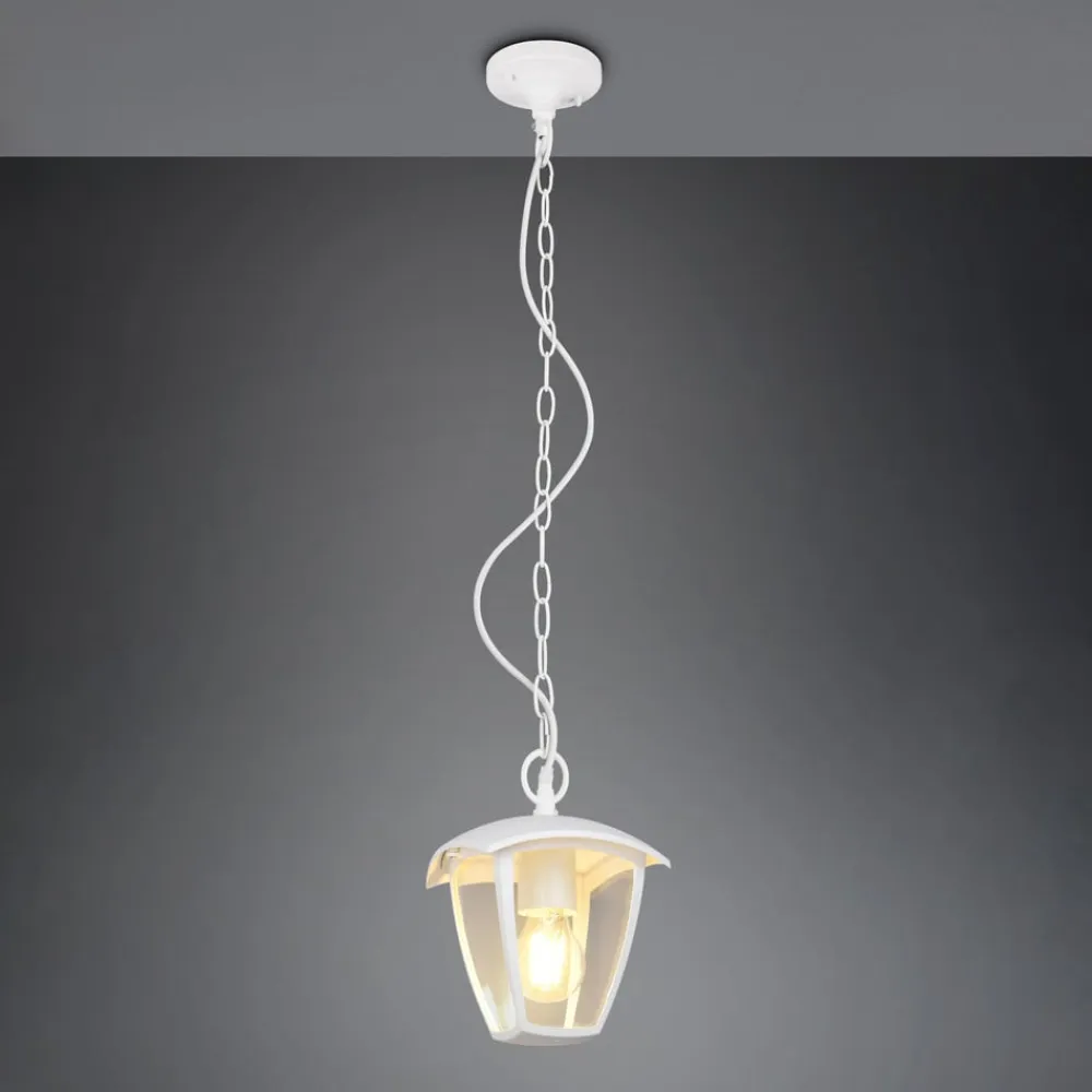 Trio Lighting Udendørs hængelampe VENTA, hvid, 17 x 17 cm, metal, IP44