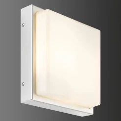 Udendørs LED-væglampe 046, bevægelsessensor, stål^LCD Outlet