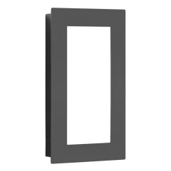 LCD Væglampe Med Sensor>Udendørs LED-væglampe, 3008 grafit, sensor