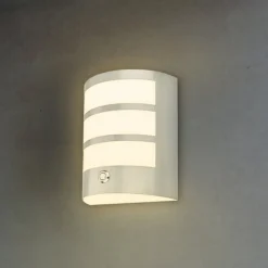 Briloner Udendørs LED-væglampe 3793014, kromfarvet, dæmpbar, IP44