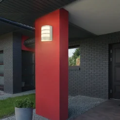 Briloner Udendørs LED-væglampe 3793014, kromfarvet, dæmpbar, IP44