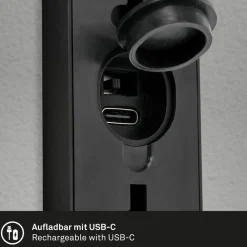 Briloner Udendørs LED-væglampe 3787015, sort, sensor, op/ned