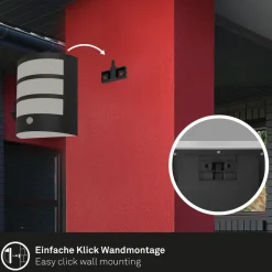 Briloner Væglampe Med Sensor|Væglamper><noscript><img width=