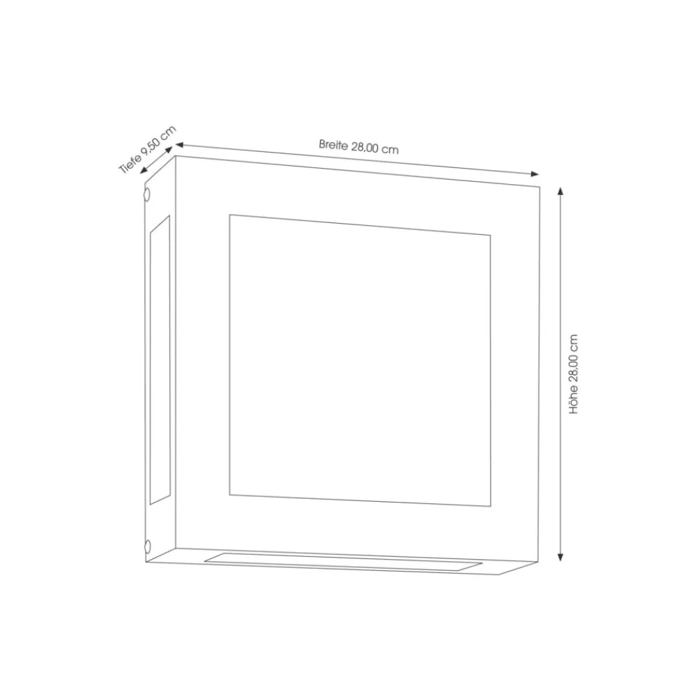 CMD Udendørs LED-væglampe Aqua Legendo, stål