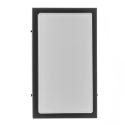 LCD Udendørs LED-væglampe Babett, stål, glas, sensor