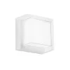 udendørs LED-væglampe BLOCK, hvid, bredde 16 cm plast, CCT^INTEC Online