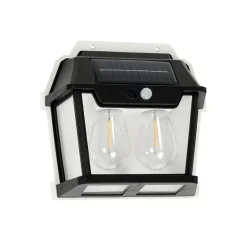 Udendørs LED-væglampe Filo Double, sort, IP44^Milagro Lighting Hot