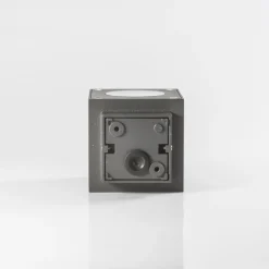 Udendørs LED-væglampe Jarno, antracit, sæt med 2, metal, 9 cm^Lucande Outlet