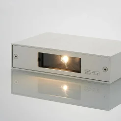 Udendørs LED-væglampe Katla af aluminium^Lucande Hot