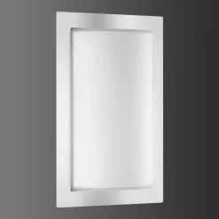 LCD Udendørs LED-væglampe Luis, stål, bevægelsessensor