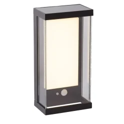 Searchlight Udendørs LED-væglampe med solceller 67419BK