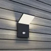 Lucande Væglampe Med Sensor|Terrassebelysning>Udendørs LED-væglampe Nevio, metal, antracit, sensor