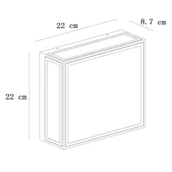 Udendørs loftslampe Dukan IP65, to pærer^Lucide New