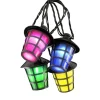 Konstsmide Season Dekorationsbelysning>Udendørs lyskæder, 20 farverige LED-lanterner