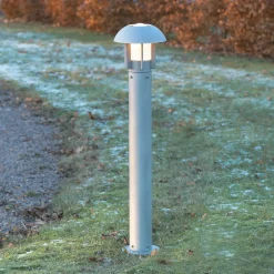 Konstsmide Udendørs stillampe Heimdal i aluminium, sølvgrå