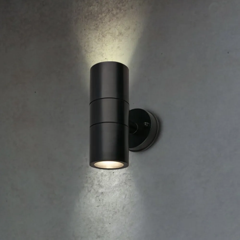 Briloner Udendørs væglampe 3792025 sort plast op/ned 2 x GU10