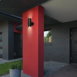 Briloner Udendørs væglampe 3792025 sort plast op/ned 2 x GU10