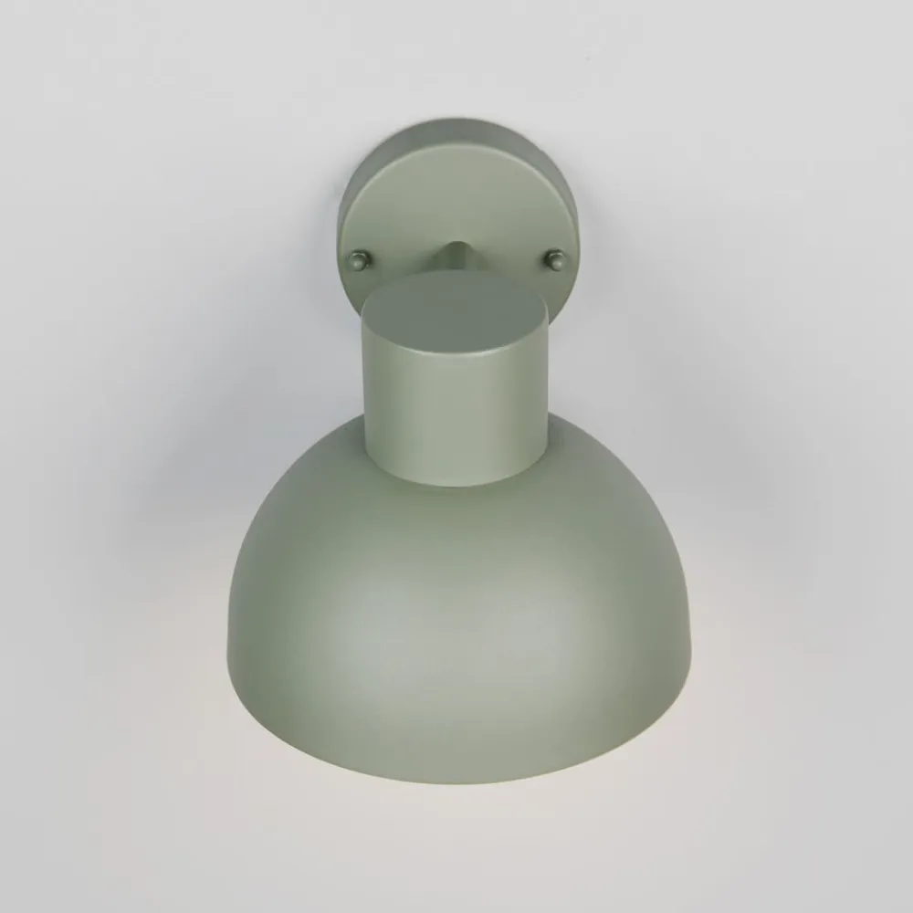 Trio Lighting Væglamper>Udendørs væglampe Elbe, grøn, trykstøbt aluminium, E27