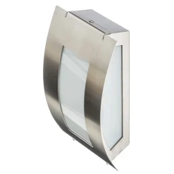 Udendørs væglampe firkantet i stål med sensor^CMD New