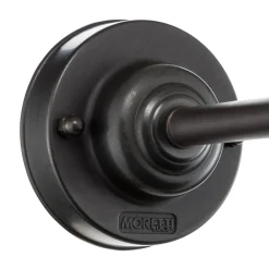 Moretti Luce Udendørs væglampe Golfo bruneret messing glas klar