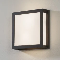 Udendørs væglampe Henry, antracit IP44^ORION Online