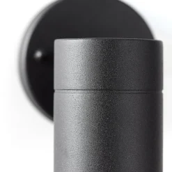 Brilliant Udendørs væglampe Jandy down, fast, sort, metal, GU10