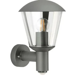 Albert Leuchten Væglampe Med Sensor>Udendørs væglampe Jorrit, bevægelsesdetektor, antracit