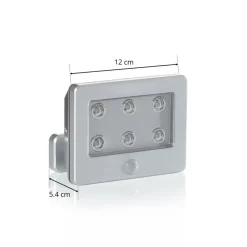 Udendørs væglampe Kollig, sensor, batteridrevet^Briloner Hot