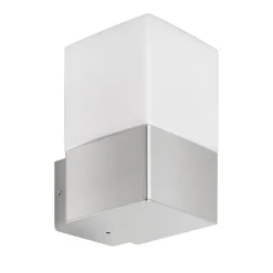 LCD Udendørs væglampe Linus, stål uden sensor