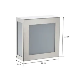 CMD Udendørs væglampe med sensor Aqua Legendo Mini, stål