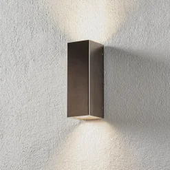 LCD Udendørs væglampe Senta, stål