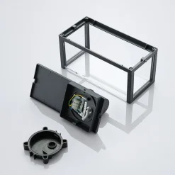 Udendørs væglampe Susanne, kantet med glas^Lindby Online