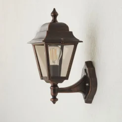 Udendørs væglampe Toulouse, fritstående^LCD