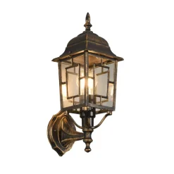 Trio Lighting Væglamper>Udendørs væglampe Volturno, topfatning, rustfarvet antik