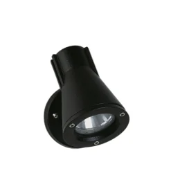 Udendørs vægspot 639, sort, drejelig og svingbar^Albert Leuchten