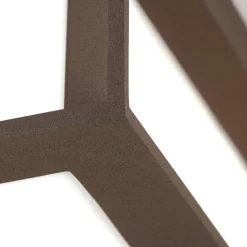 ORION Udendørslampe Henry, corten, trykstøbt aluminium, E27, IP44