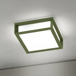 ORION Udendørslampe Henry, grøn, trykstøbt aluminium, E27, IP44