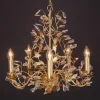 Udsøgt Buono lysekrone i guld med fem lys^Holländer New