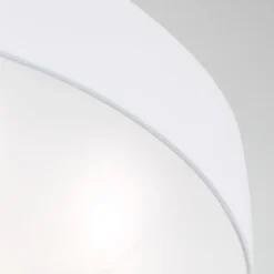 ORION Ufo loftlampe med linnedskærm, hvid