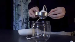 Acorn hængelampe 1 lyskilde røggrå stål^UMAGE