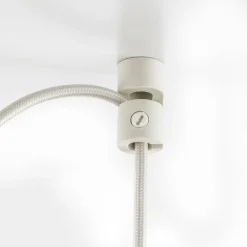 UMAGE Acorn hængelampe, hvid/stål, 2 lyskilder