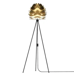 UMAGE Gulvlamper>Aluvia mini gulvlampe messing trefod sort