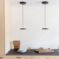 UMAGE Asteria MicroV2 hængelampe, kan dæmpes, sort