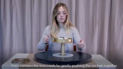 Asteria Up Large loftlampe, 60 cm, perlehvid^UMAGE