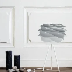 UMAGE Bordlamper>Carmina Mini bordlampe grå/Tripod hvid