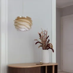 UMAGE Carmina Mini hængelampe, creme/hvidt kabel