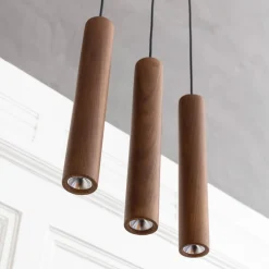 UMAGE Chimes hængelampe, mørk eg